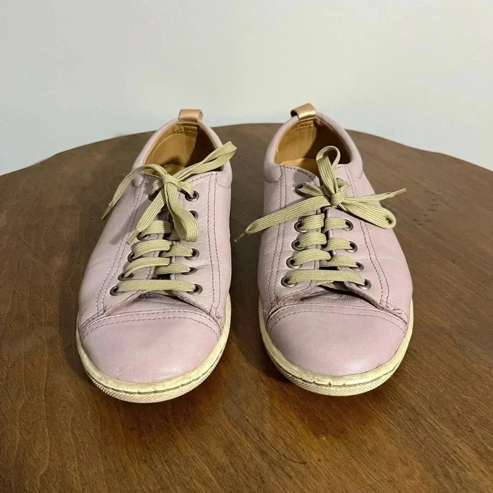 Tsonga Handmade Lilac Leather Sneakers‎ Size 40